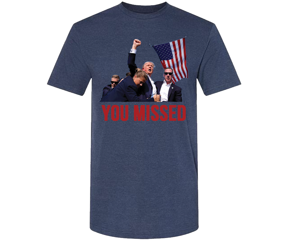 YOU MISSED TRUMP (Navy Blue)